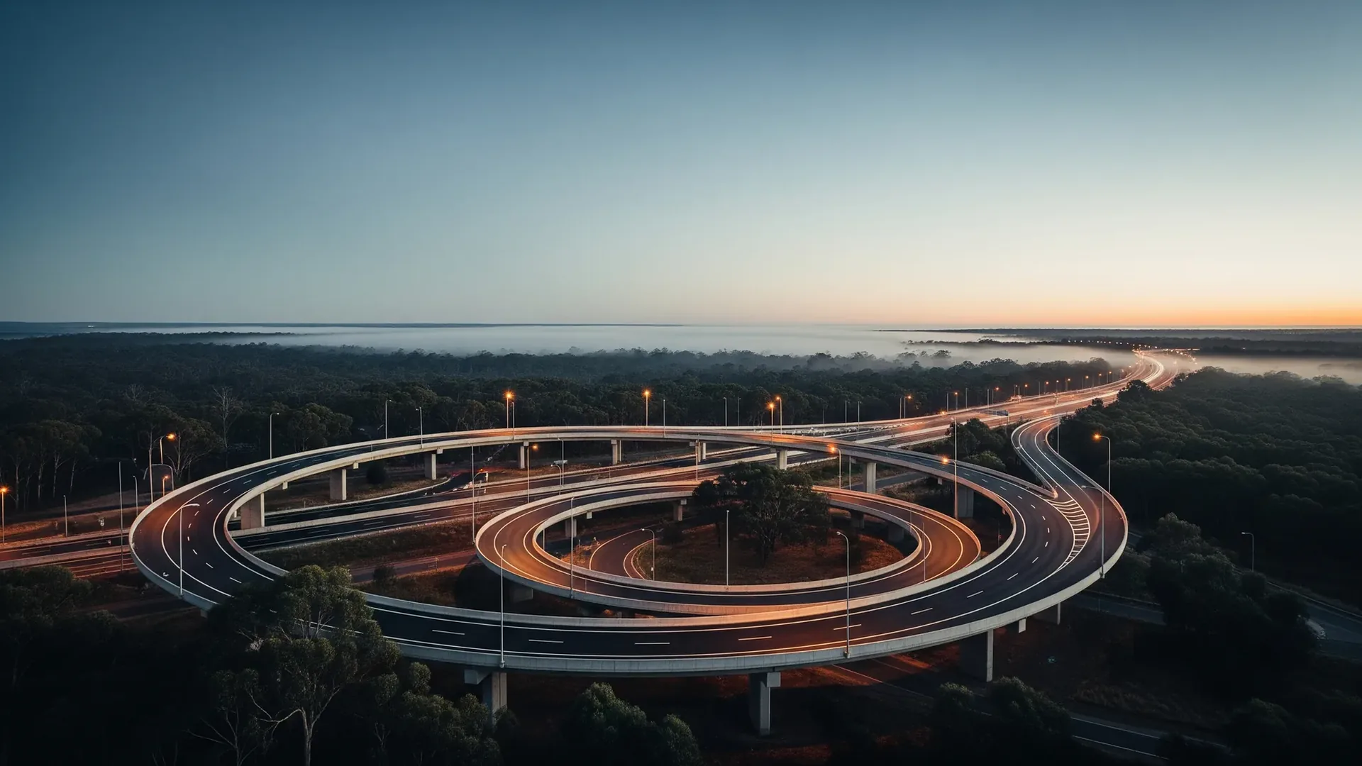 Civil construction crew on a regional bridge upgrade