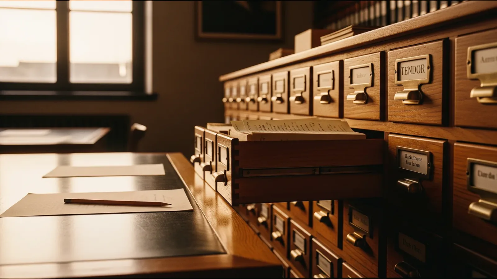 Abstract poster — Tendor Evidence Library